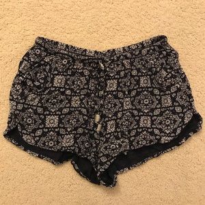 Printed Flowy Shorts